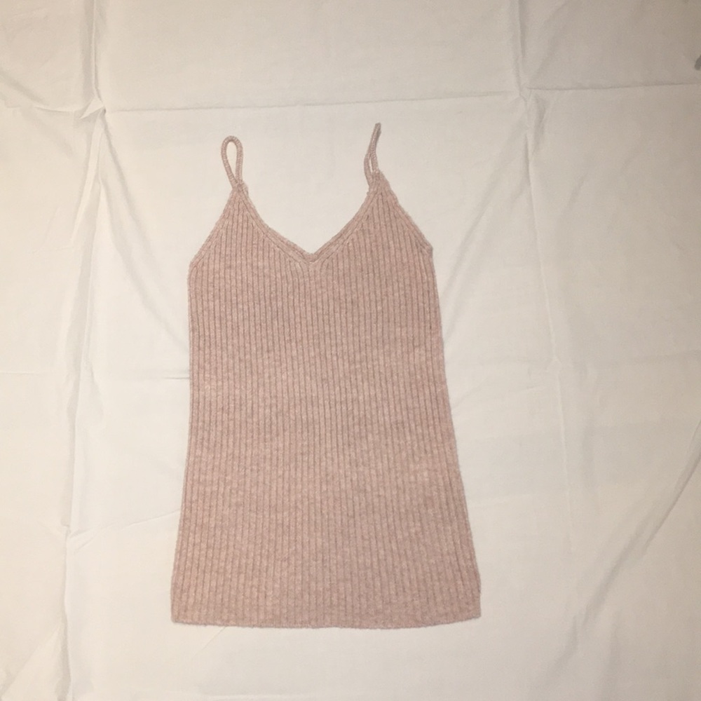 American Eagle Pink Knit Tank